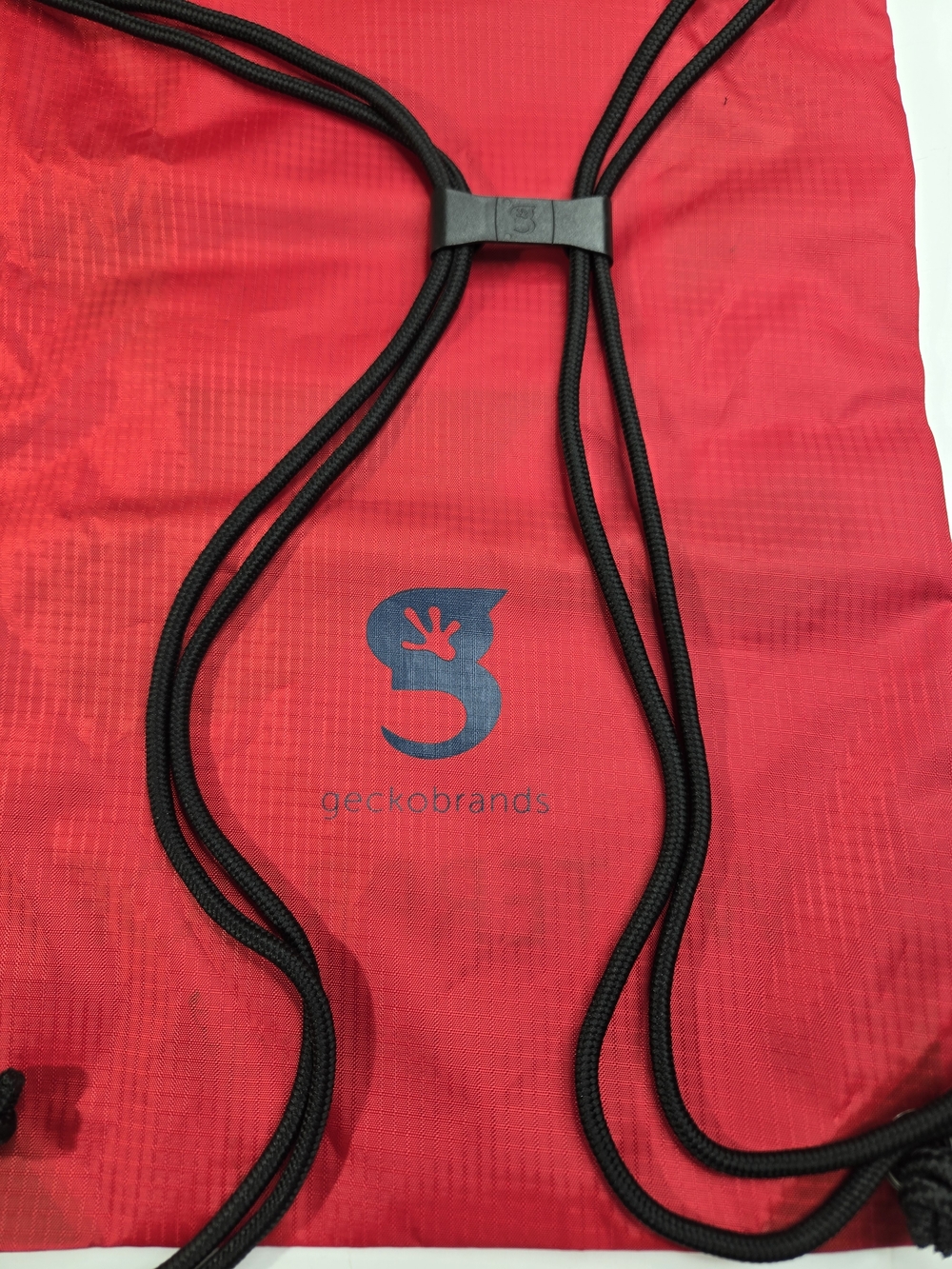 Geckobrand Waterproof Red Drawstring Backpack - Picture 5 of 10